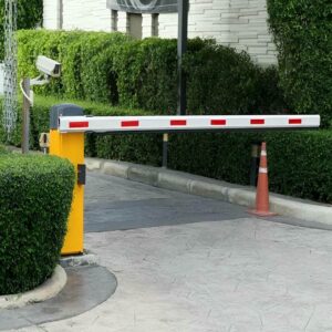 راهبند دستی با اهرم فلزی برای مسیر کم تردد