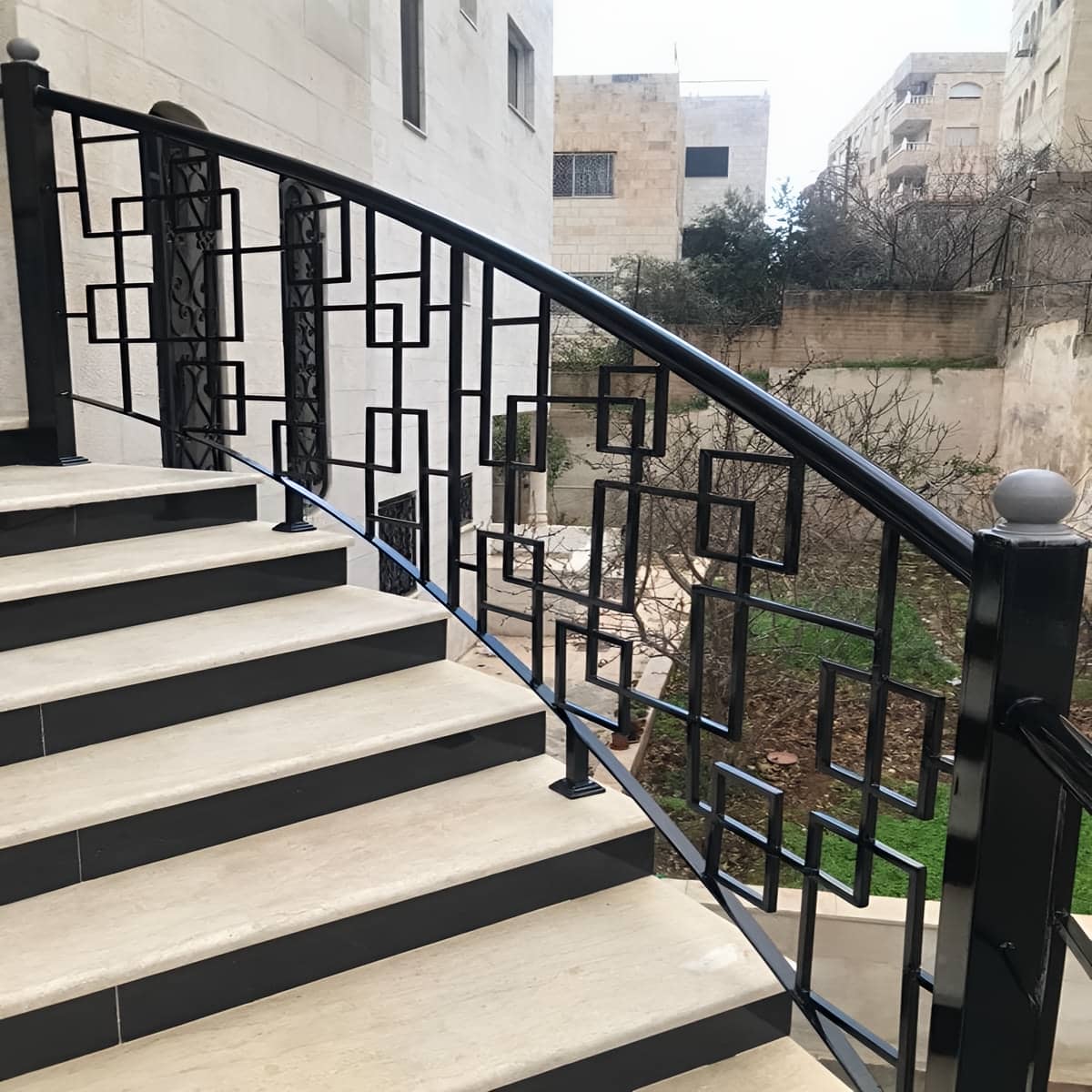 نرده سی ان سی مدرن مینیمال با رنگ مات یکنواخت نرده سی ان سی مدرن مینیمال با رنگ مات یکنواخت
