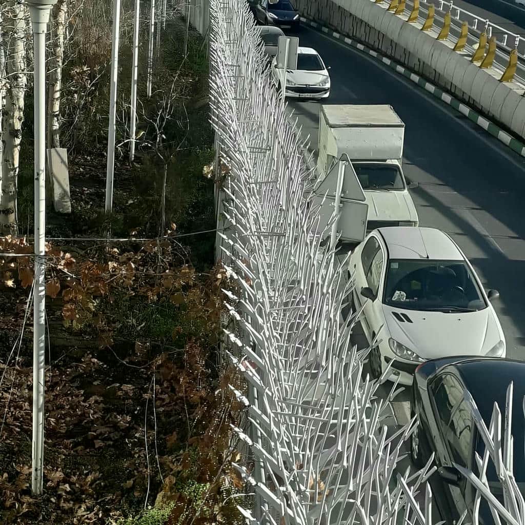 مدل تولید حفاظ دیوار با میلگرد آجدار با جوشکاری تمیز