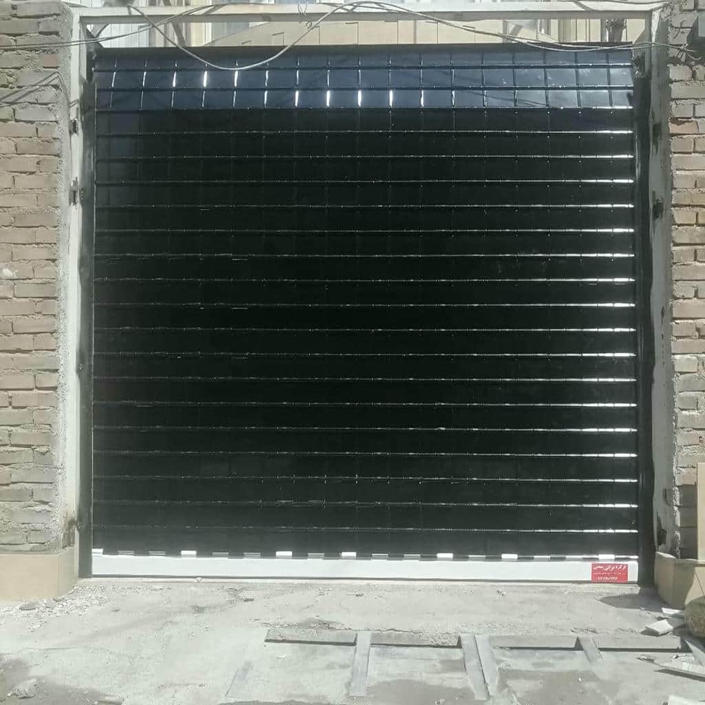 ساخت کرکره برقی فولادی سنگین برای ورودی بارگیری