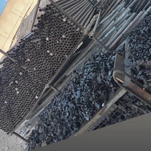 لوله داربست فولادی با بدنه ساده برای پروژه ساختمانی