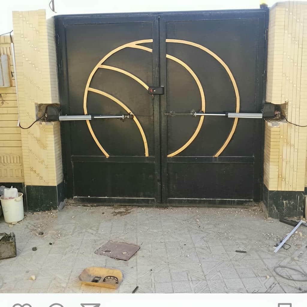 جک کورس بلند درب پارکینگ سنگین روی درب پهن