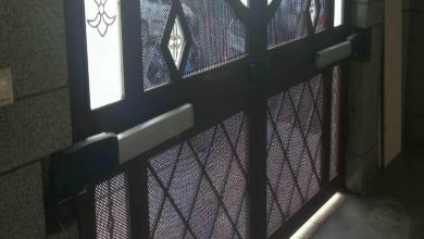 جک درب تک لنگه نفررو با بازوی کوچک مقاوم