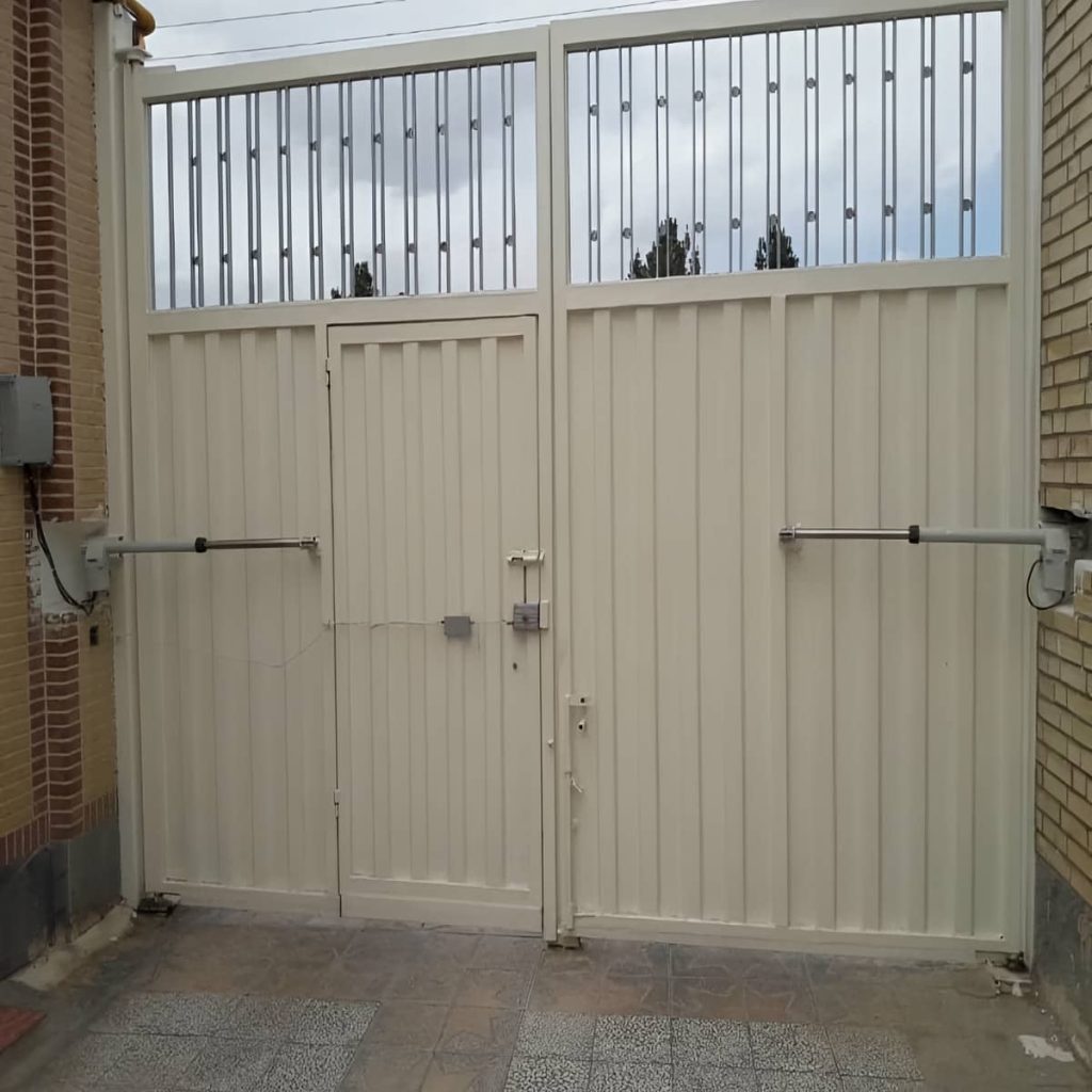 جک درب حیاط سنگین شاسی دار با بازوی فولادی