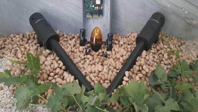 درب پارکینگ بازویی جک دار با بازوی فلزی مقاوم