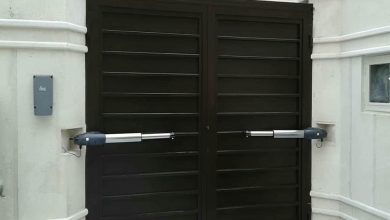 جک درب حیاط سنگین شاسی دار با شاسی تقویت شده