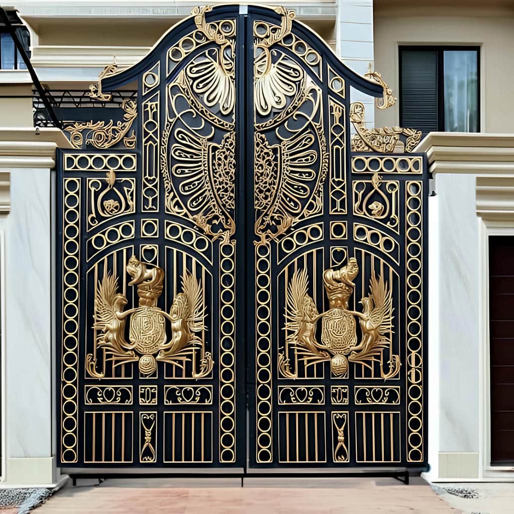 درب ویلایی لولایی با لولای تقویت شده