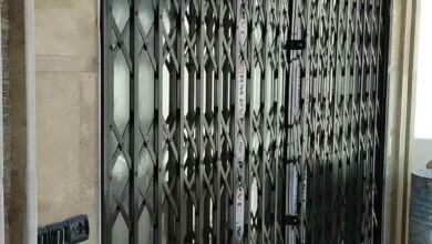محافظ درب آپارتمان فلزی با ساختار مقاوم ورودی