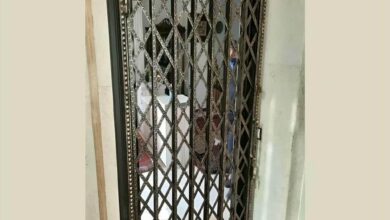 درب آکاردئونی فلزی با ساختار مناسب امنیت ورودی