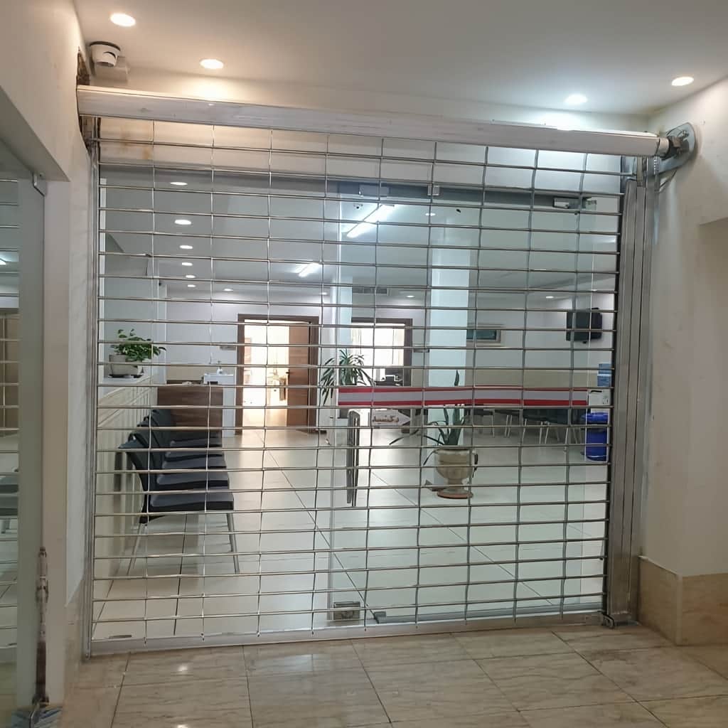 کرکره ضد سرقت با ابعاد سفارشی برای دهانه اختصاصی