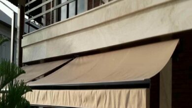 سایبان برقی کم صدا با پوشش مناسب فضای مسکونی