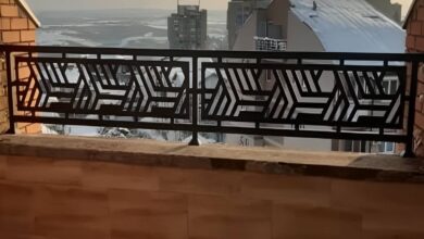 نرده دوبلکس سفارشی با طراحی لوکس برای رفت و آمد روزانه