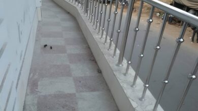 نرده دوبلکس با دست انداز پایدار برای رفت و آمد روزانه