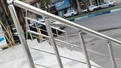 نرده تراس سفارشی با ساختار ایمن برای دهانه های بزرگ