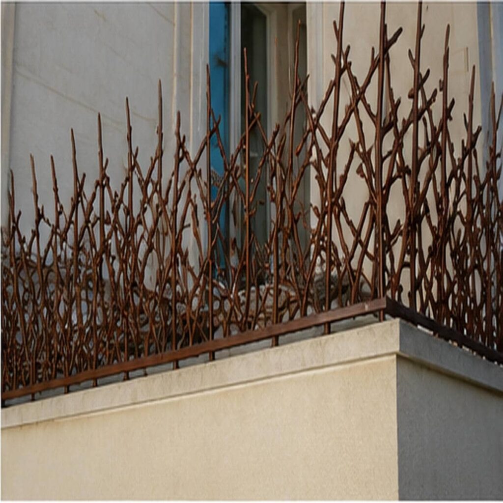 حفاظ دیوار حیاط نصب شده روی دیوار ورودی